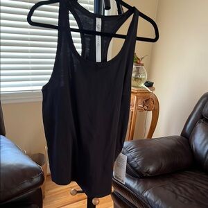 Lululemon Black pleated Racerback Top